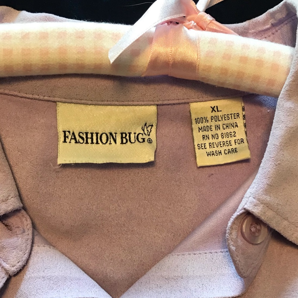 Purple Button-Down Top - Picture 3 of 3